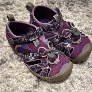 Keen Purple Outdoor Sandals with Closed Toe Design